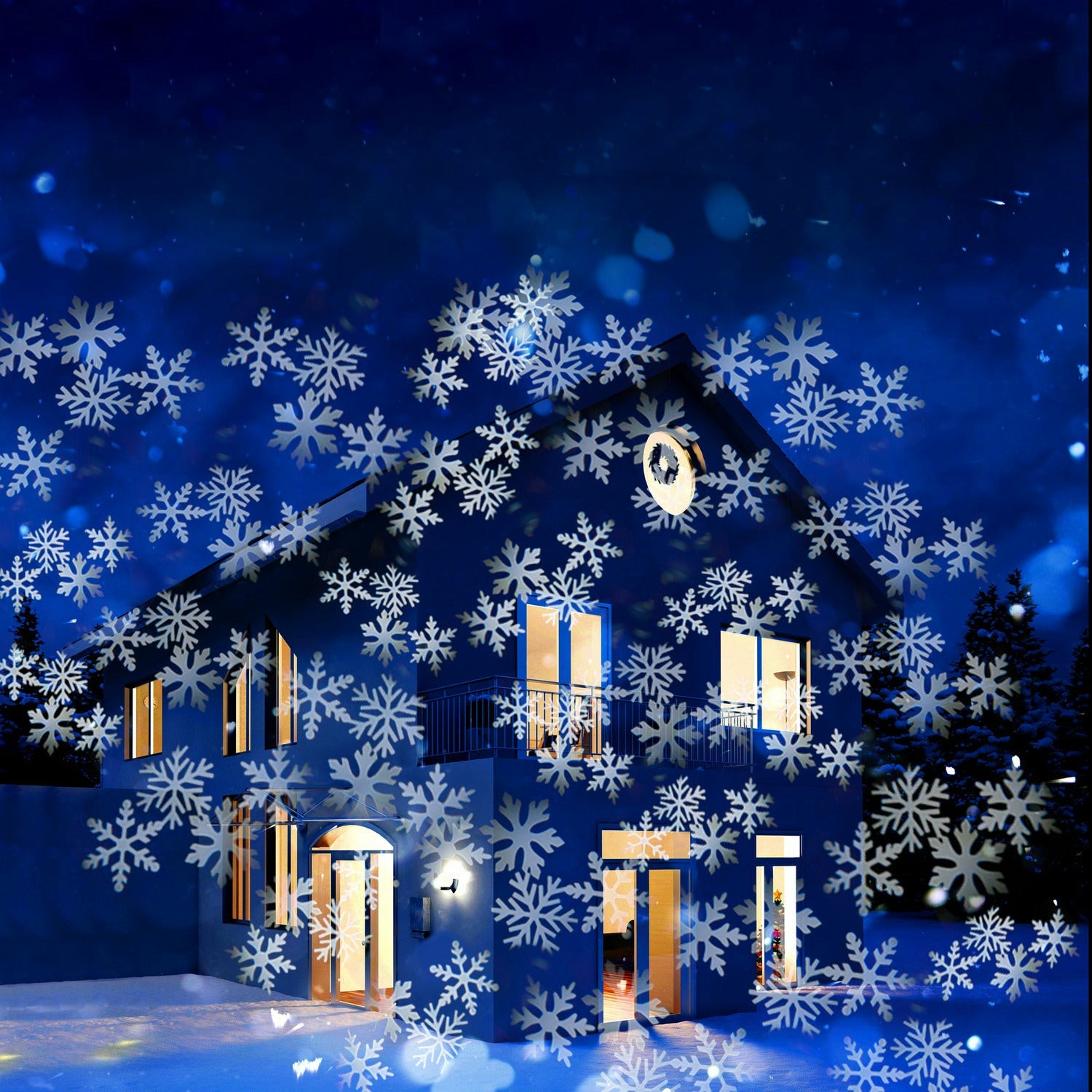 DICTROLUX - Proiettore laser da interno ed esterno - Fiocco di neve